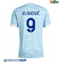 Maglie da calcio Juventus Dusan Vlahovic #9 Seconda Maglia 2025-26 Manica Corta